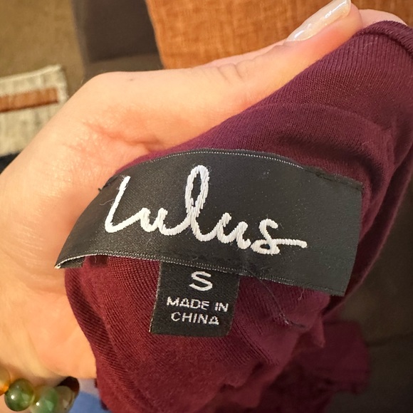 Burgundy Convertible Maxi Dress - Picture 7 of 7